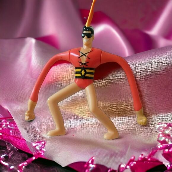 DC COMICS Plastic Elastic Man McDonalds Justice League Action Figure Cake Topper - Picture 9 of 12